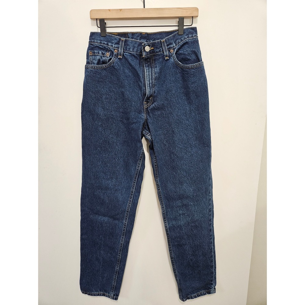 Levis 550 Vintage Made in USA Relaxed Fit Tapered Leg High Rise Jeans Dark Wh 10